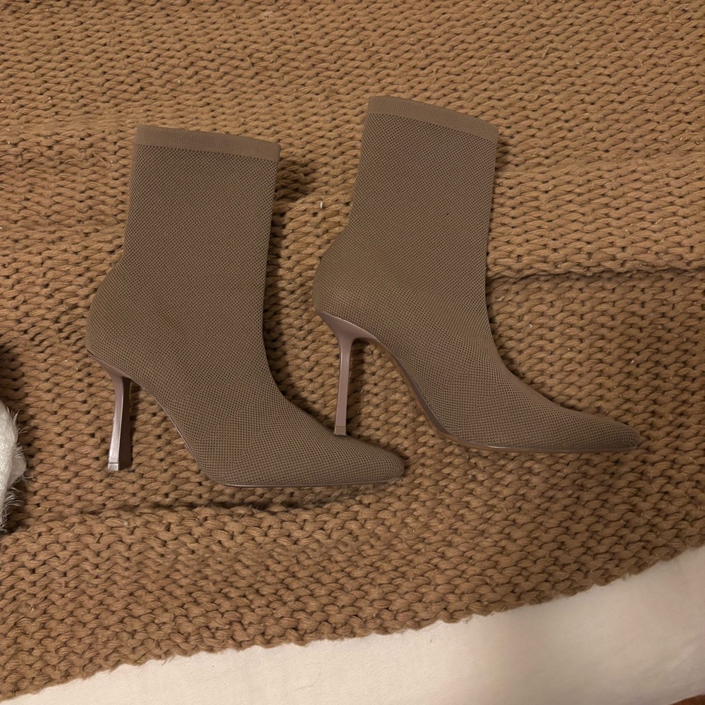 Zara mid calf sock booties